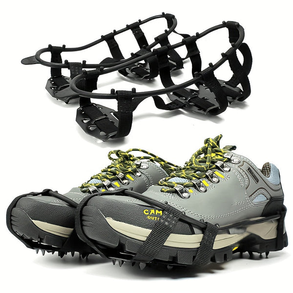 24-Tand Anti-Slip Crampons – Perfect voor Wandelen, Klimmen en Wintersport