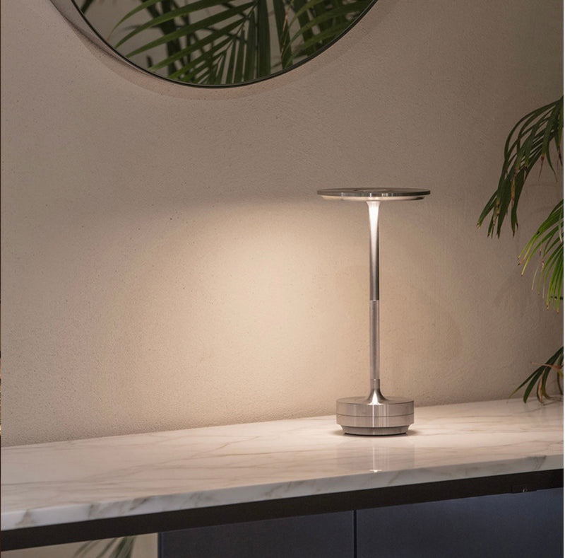 ClarityGlow Luxe Editie | Draadloze LED Tafellamp