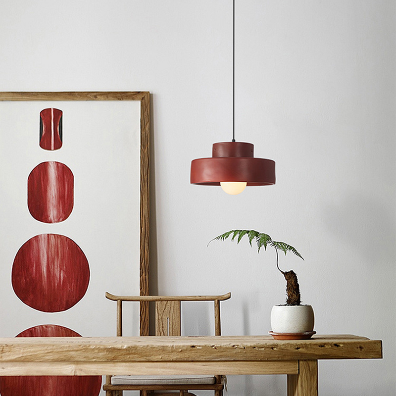 Bray Moderne Hangerlamp van Hars – Strak Ontwerp met Gedurfde Kleuren