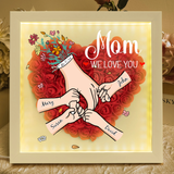 FloraFrame | Voeg jullie namen en een liefdevolle boodschap toe om het net zo speciaal te maken als jullie band met mama