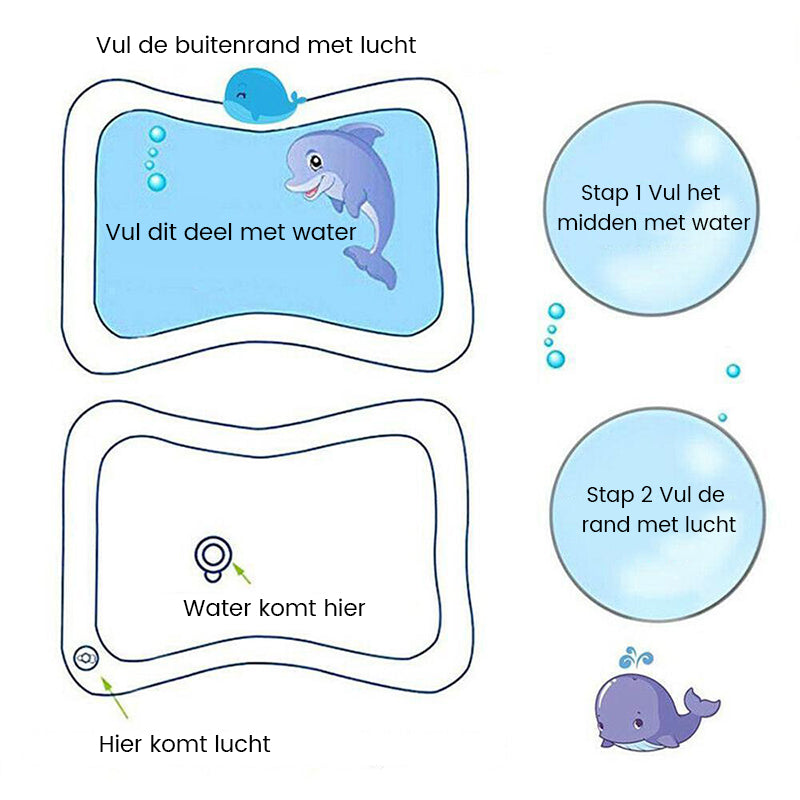 AquaJoy - Opblaasbare Watermat voor Baby's