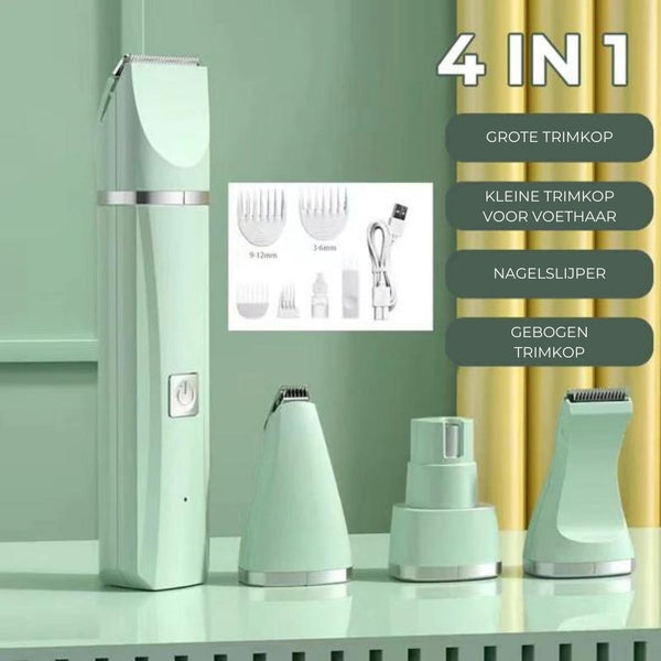 4-in-1 Huisdier Trimmer - TrimMaster Pro