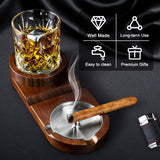 Creatieve Sigaren Asbak en Whiskey Glas Tray - Het Perfecte Vaderdag Cadeau of Relatiegeschenk