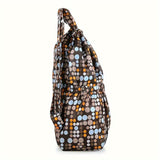 Geometrische Nylon Rugzak met Koordsluiting – Perfect voor Reizen en Sportieve Activiteiten