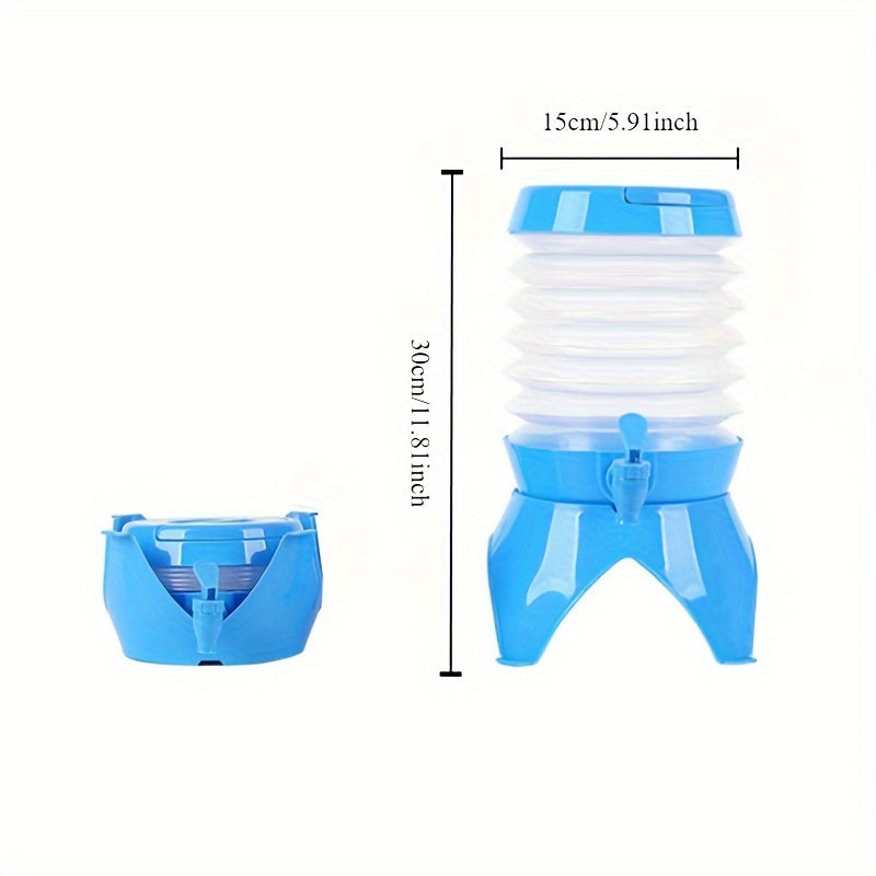Draagbare Vouwbare Wateremmer – 3,5L met Inklapbare Kraan