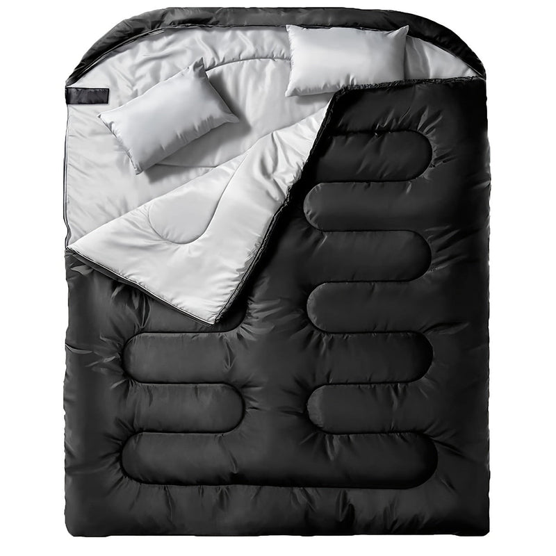 Deluxe 2-in-1 Camping Slaapzak met Kussen – Perfect voor Kamperen en Buitenavonturen