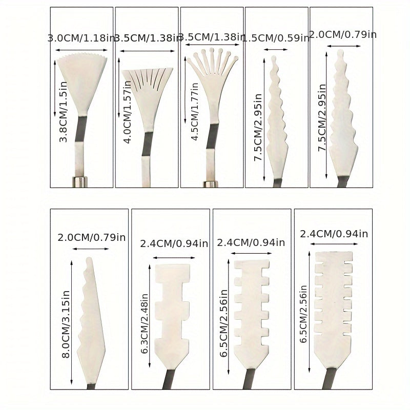 MasterBlend Schildermessen Set – Precisie en Creativiteit voor Olieverfkunst