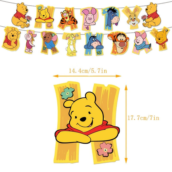 Disney Winnie de Poeh Feestset – Compleet met Decoraties voor een Magisch Feest