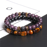 Afrikaans Turkoois & Tijgeroog Armband - Naya