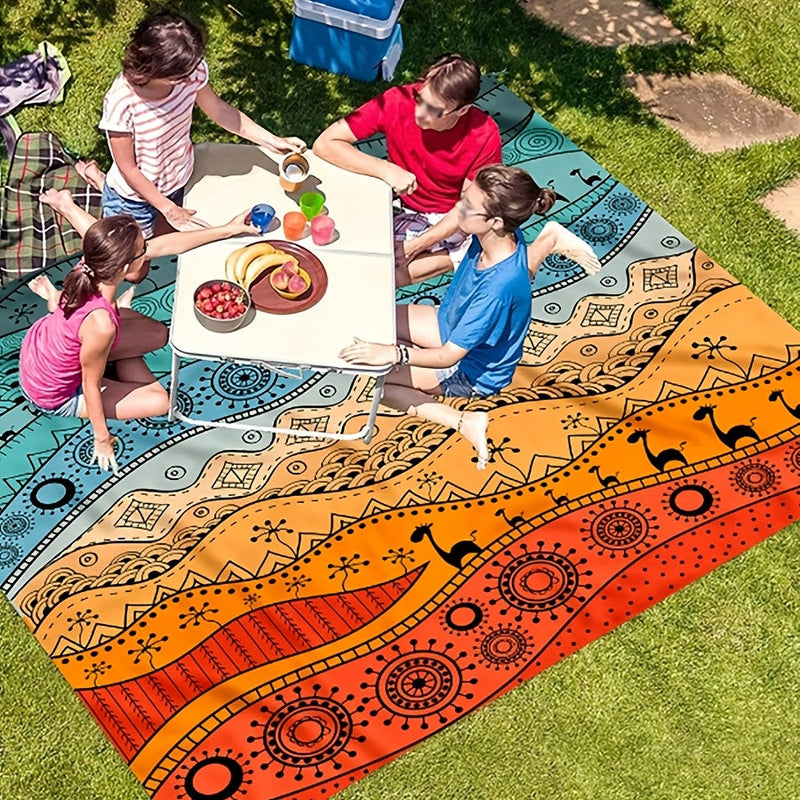 TropiComfort Oversized Strandmat – Ruim, Duurzaam en Zandbestendig