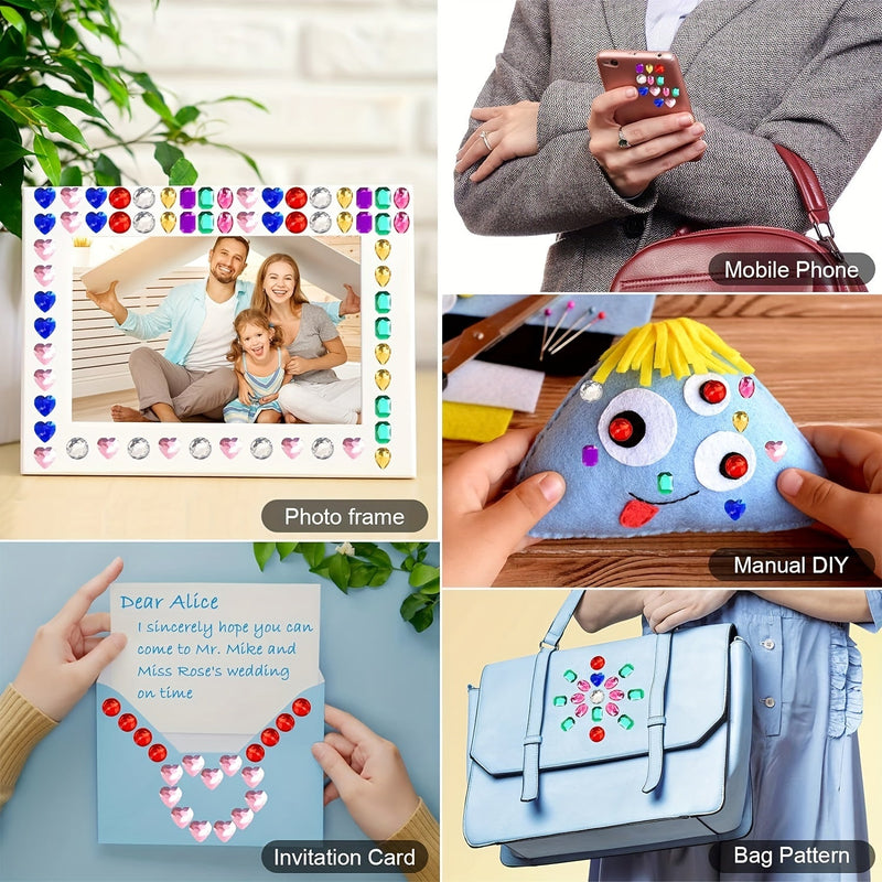 Decoratieve Acryl Steentjes Set – Ideaal voor Feesten en DIY Projecten