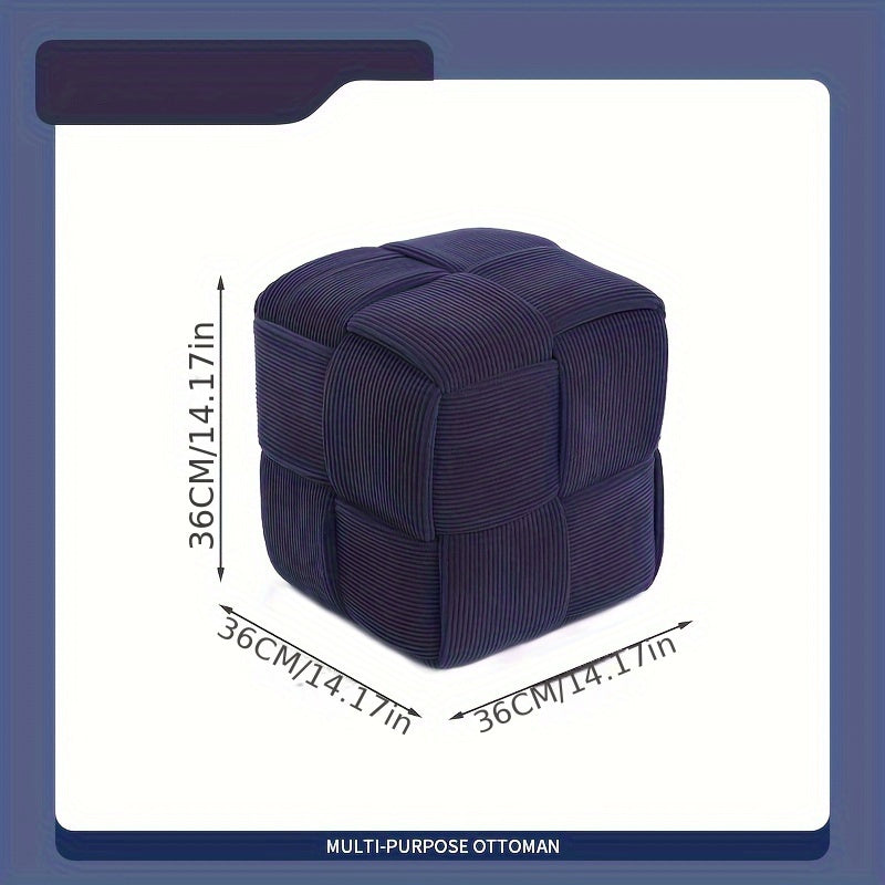 CordyCube Ottoman – Chic Ontwerp en Comfort in Één