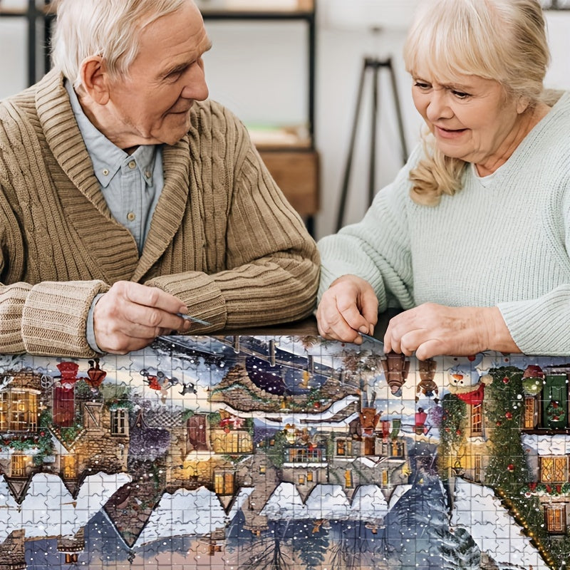 Winterse Feestdagen Puzzel – Voor Gezelligheid en Plezier