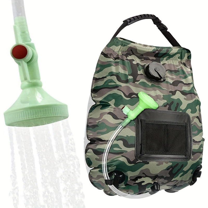 SunnyFlow Zonne-douchezak – Praktisch, Lekvrij en Met Temperatuurmeter