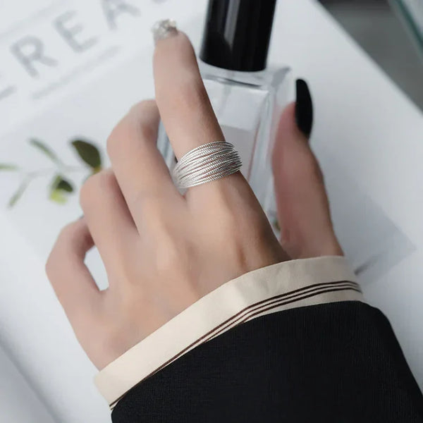 Verstelbare Meerlagenring – Isolde