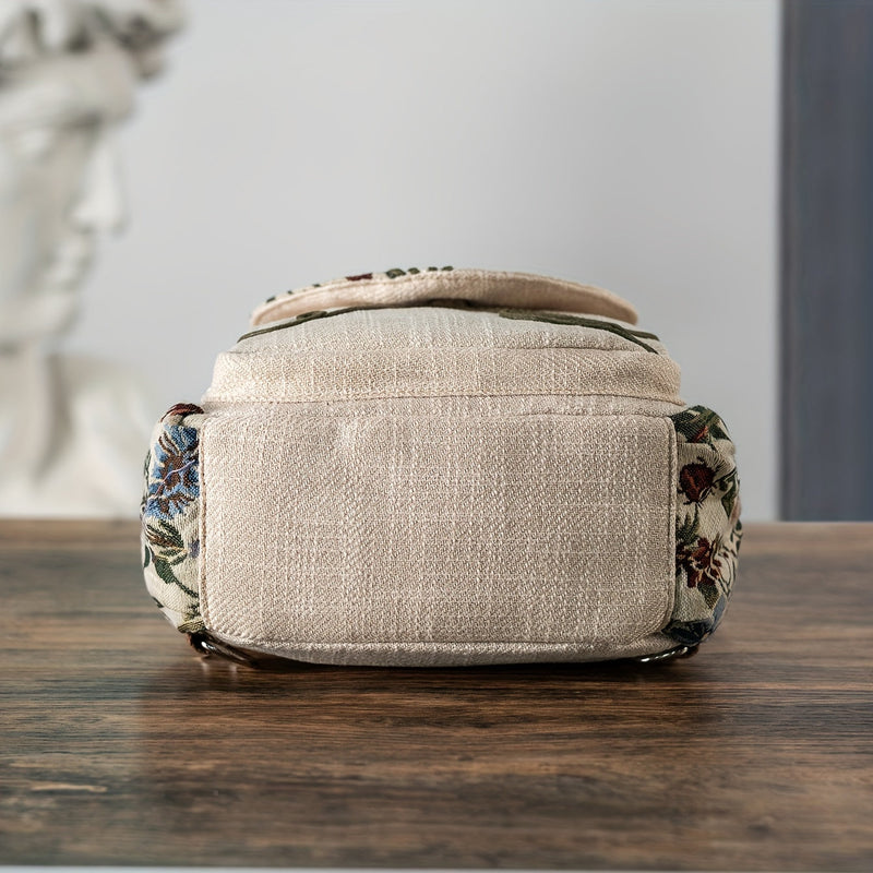 EthnoCharm Borduur Rugzak – Artistiek en Praktisch