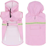 PupJoy - Reflecterende Hondenregenjas + Capuchon - Veilige Nachtwandeling