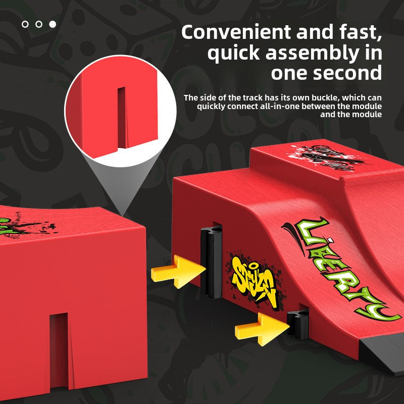 MiniRamp Vinger Skatepark – Creatief Spelplezier en Vaardigheidstraining