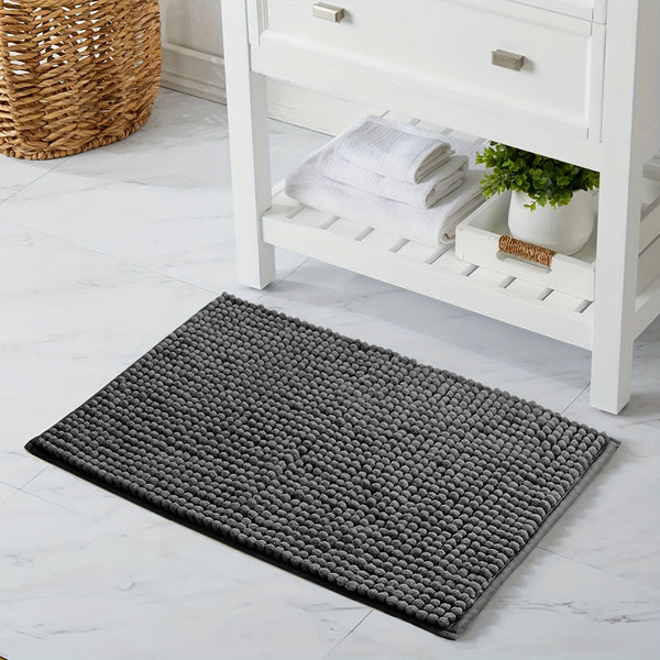 Ultra-Zachte Chenille Badmat – Perfect voor Badkamer of Entree