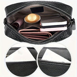 Echte Leren Crossbody Tas – Praktisch en Trendy met Gitaar Schouderband