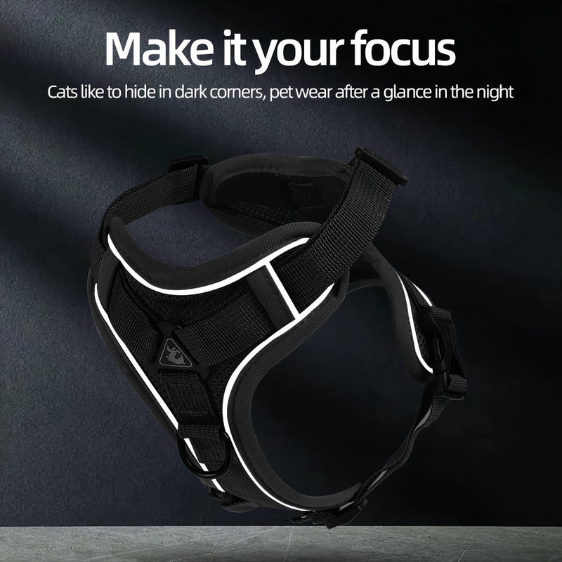 Reflecterend Kattenharnas en Riemset – Ideaal voor Wandelen en Training