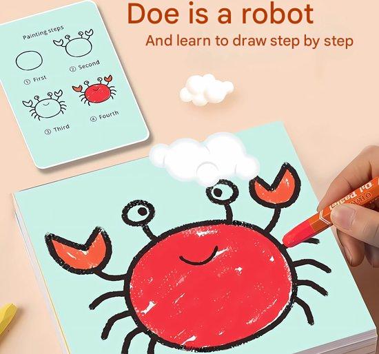 Tekenrobot met leerkaarten – Creatief tekenen leren voor kinderen