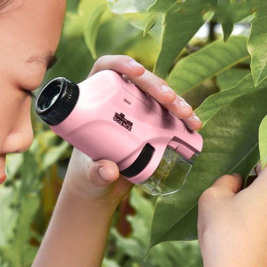 Draagbare Microscoop - Mini Explorer, 60x-120x Vergroting, Educatief Wetenschapsspeelgoed, +2 Jaar