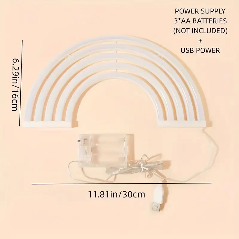 Regenboog Nachtlamp - RadiantArc