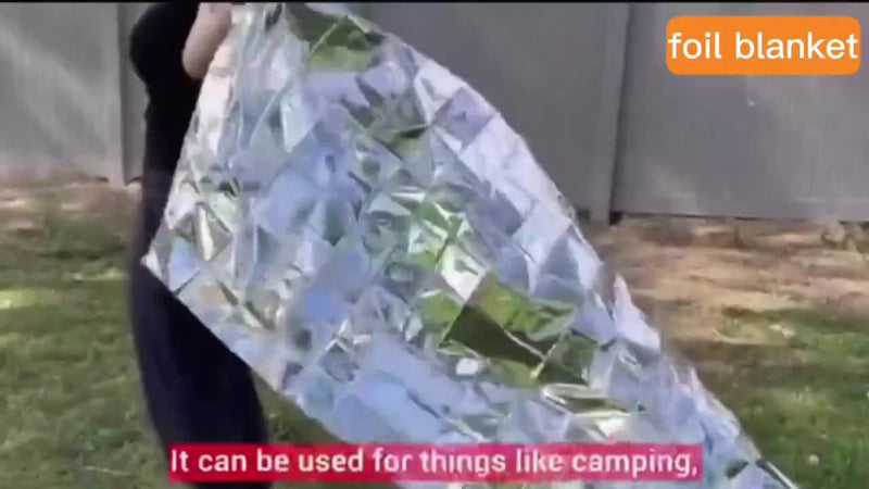 ThermoShield Nooddeken - Compact en waterdicht, voor optimale warmtebehoud