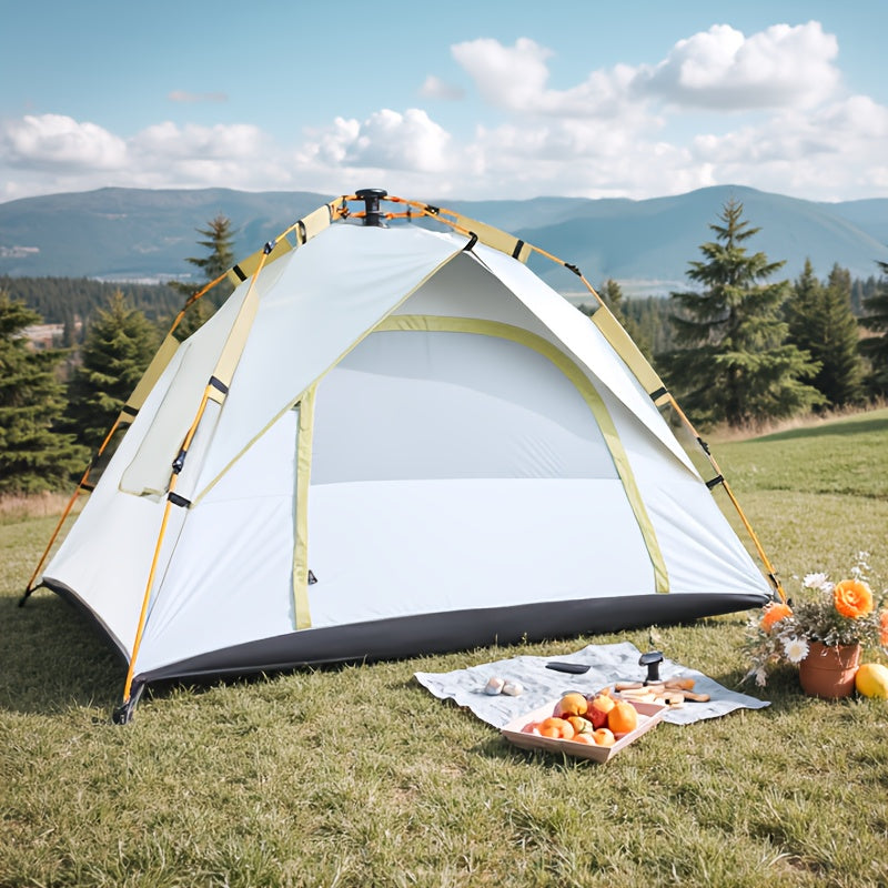 Snelle Opzet 4-Persoons Camping Tent – Ademend en Winddicht Schuilplaats