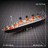 Titanic 3D Metalen Model Kit – Gedetailleerd DIY Model voor Creatieve Knutselaars