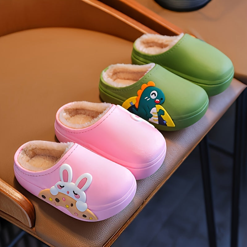 Schattige Dino Slippers voor Baby's - Warm en Comfortabel