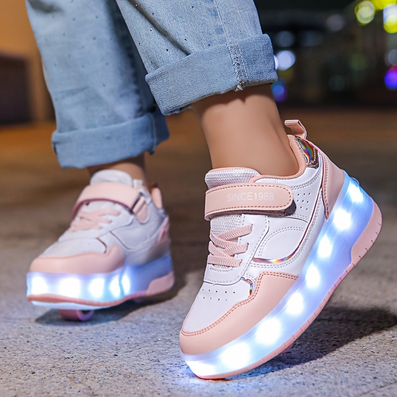 GlowRiders Roller Sneakers - Voor Kinderen met Lichtspektakel