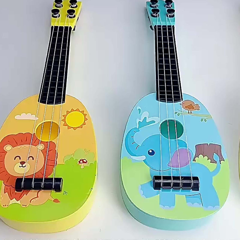 Schattige Ukulele voor Kinderen – Vrolijk en Kleurrijk Muziekspel voor Beginners