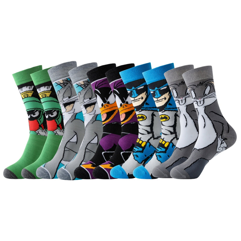 Cartoon Sokken Set - Comfort en Stijl met Jouw Favoriete Personages