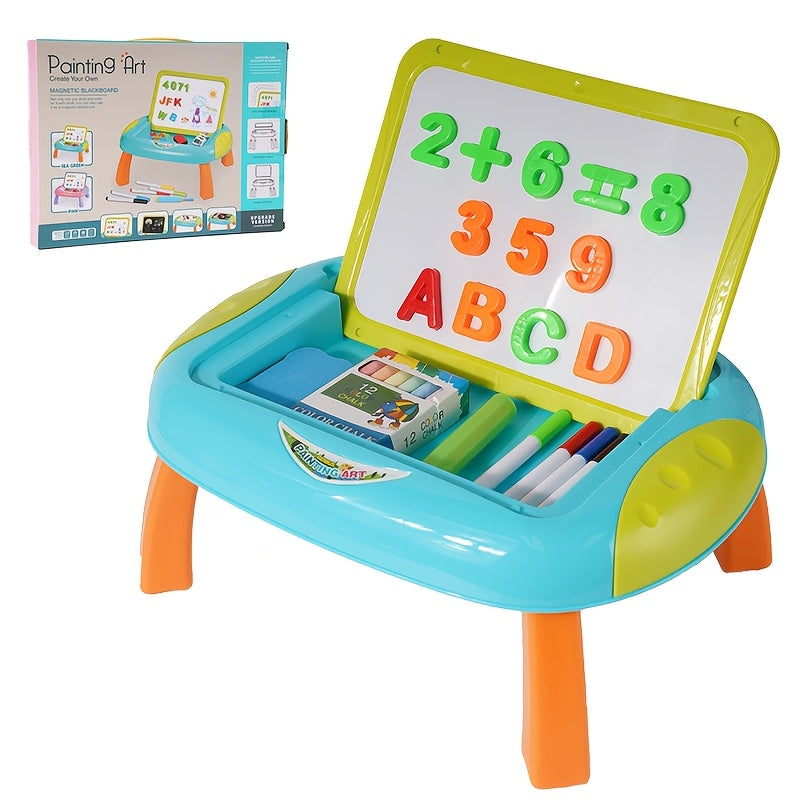 Educatief Tekenbord voor Kinderen – Dubbelzijdig met Magnetische Cijfers en Letters voor Creatief Leren