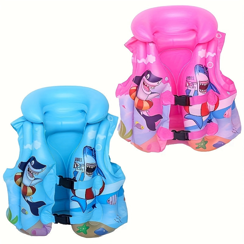 Kinder Zwemvest met Haaienprint – Comfortabel & Veilig voor Zwemplezier in het Water