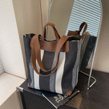 MetroStripe Casual Tote – Functionaliteit en Design