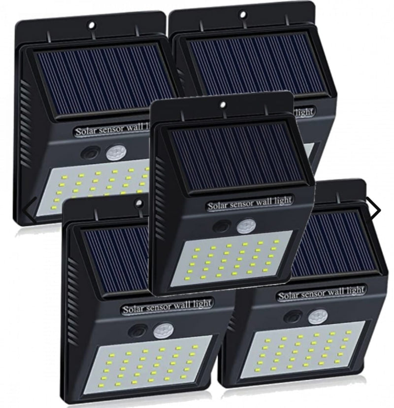 Set van 5 Solar-LED-Buitenlampen – LumaPath