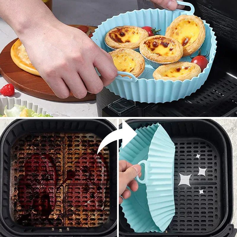 Baking Tray | Herbruikbaar Siliconen Airfryer Bakje