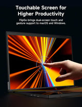 Draagbare Dual Touch Monitor 16 Inch – Flexiview