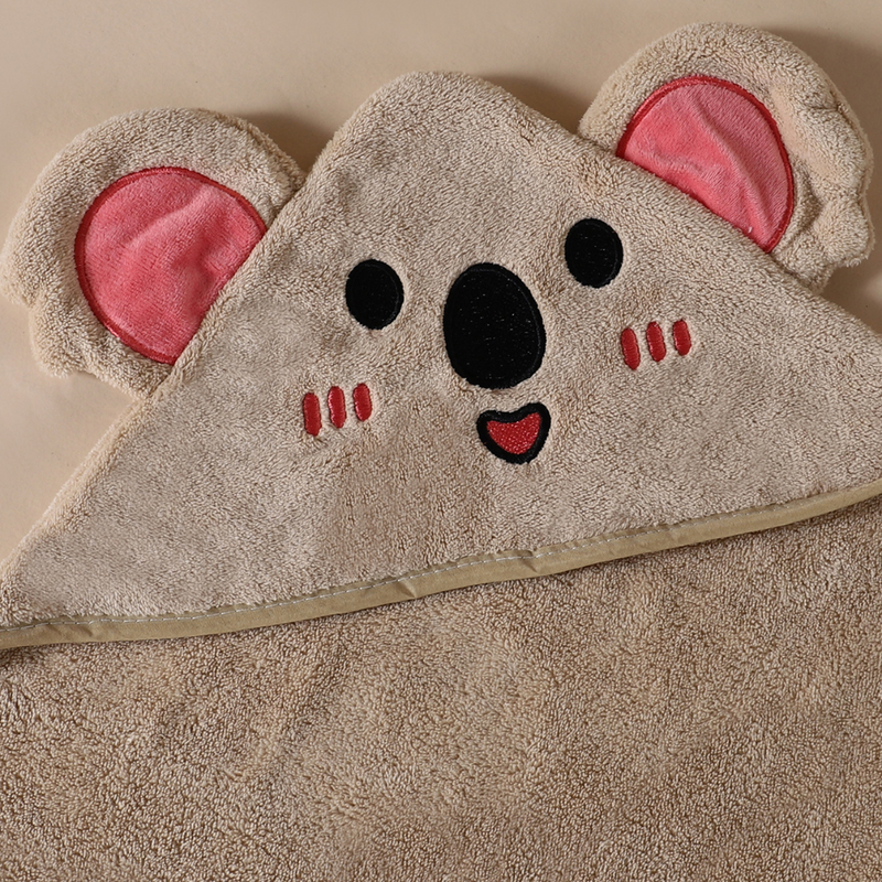 Zacht en knuffelig badhanddoek met capuchon – Droogt snel & houdt warm