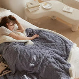 Dik Lamswollen Winter Fleece Deken - LuxyCozy
