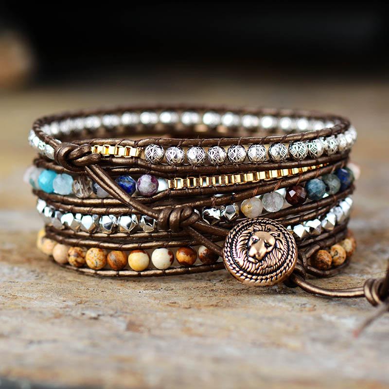 Aardse Genezende Wickelarmband - Terran Harmony