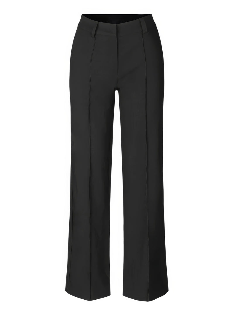 Beau | Hoge Taille Pantalon Met Rechte Pijpen