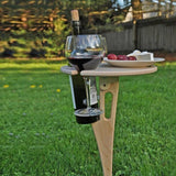 Draagbare wijn tafel voor buiten
