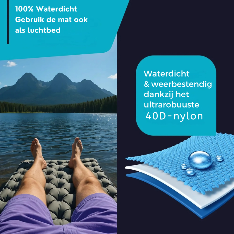 ErgoMat - Ultralicht en compact slaapmatje – perfect voor onderweg.