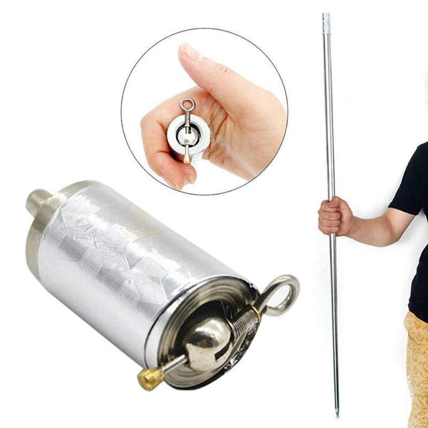 Draagbare metalen stok voor zelfverdediging en goochelen