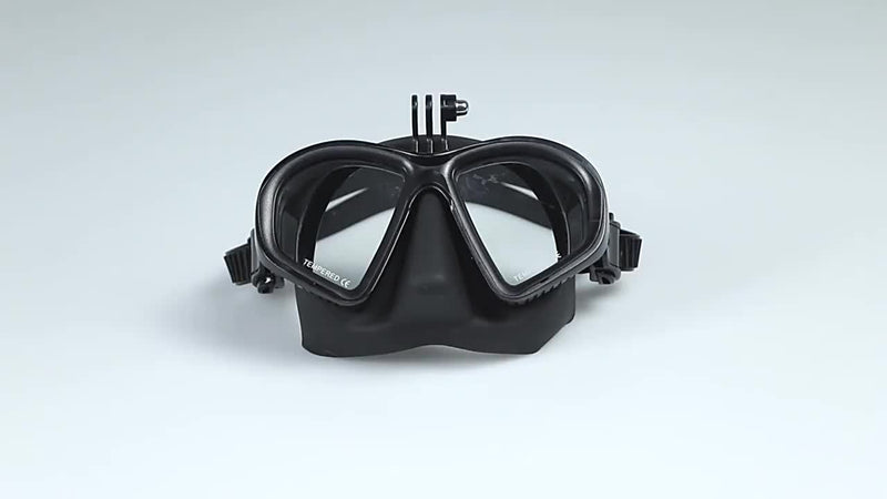 Tempered Duikmasker met Opbergcase - Duik Bril met Anti-Fog en Camerabevestiging