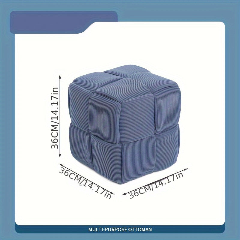 CordyCube Ottoman – Chic Ontwerp en Comfort in Één